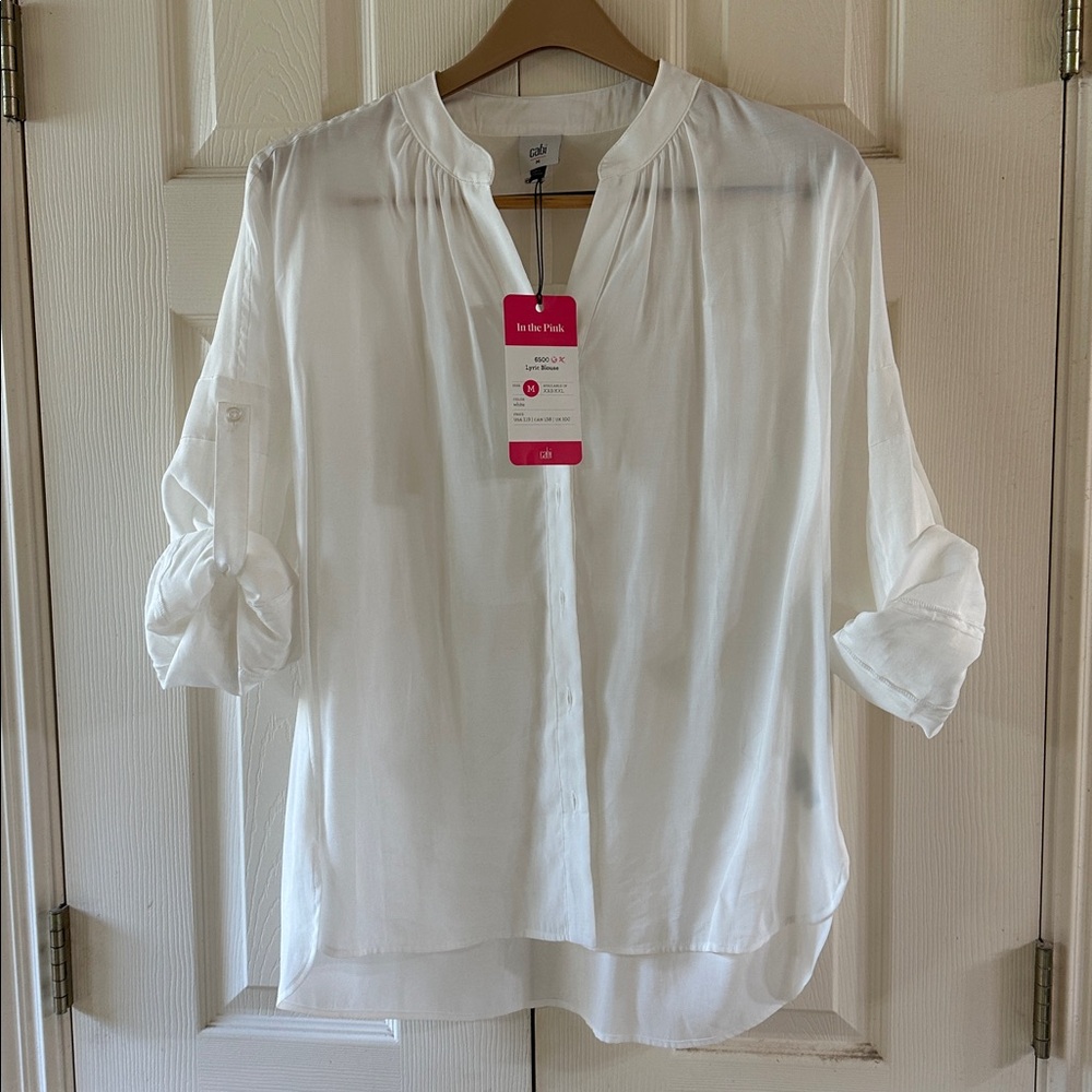 Cabi lyric blouse white M